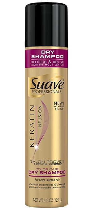 Suave Professionals Color Care Dry Shampoo, Keratin Infusion 4.3 oz