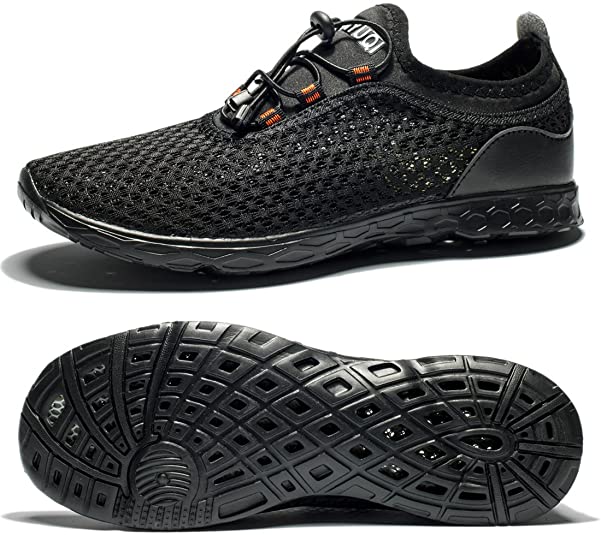 SOBASO Mens Womens Water Shoes Quick Dry Aqua Shoes for Beach and Water Sport Size US 5.5-13.5