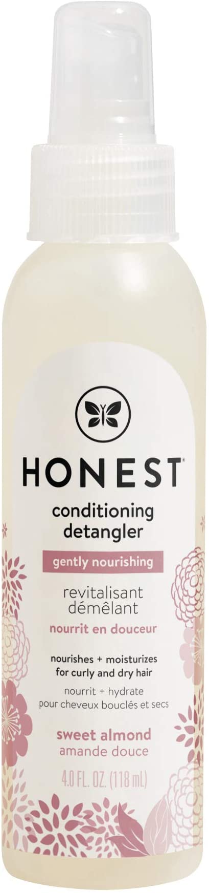 The Honest Company Gently Nourishing Conditioning Detangler, 4 Fl Ounce