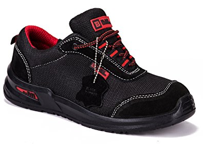 Mens Safety Boots Steel Toe Cap Work Shoes Ankle Trainers Hiker Midsole Protection 4482 Black Hammer
