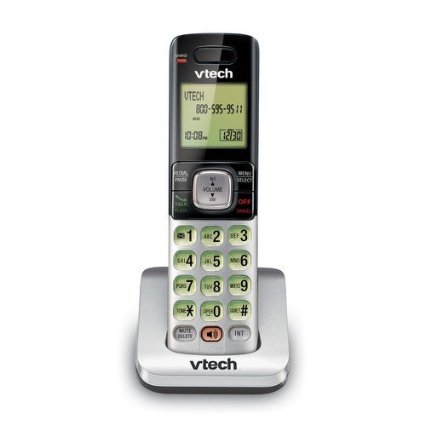 VTech CS6709 Accessory Handset with Caller ID/Call Waiting for Vtech CS6719, CS6729, CS6759, CS6829 or CS6859, Silver/Black