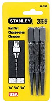 Stanley 58-230 3 - Piece Steel Nail Set