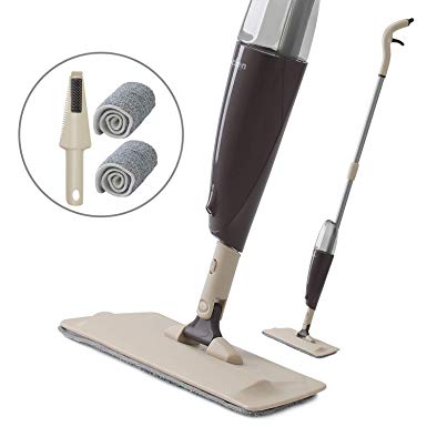 Eyliden Spray Mop for Floor Cleaning, Flat Mop with a Refillable Spray Bottle and 1PC Extra Reusable Mop Pad for Hardwood Floor Wood Laminate Tile