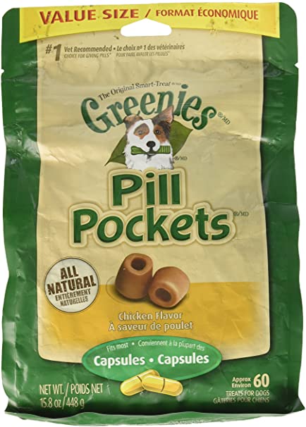 Greenies Pill Pockets Treats for Dogs 15.8oz Value Packs