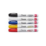Sharpie Oil-Based Paint Markers Fine Point 5-Pack Assorted Colors 37371PP