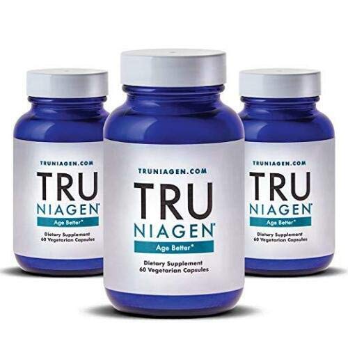 TRU NIAGEN - Nicotinamide Riboside NR | Advanced NAD Supplement | Vitamin B3 | Vegetarian Capsules | Developed by ChromaDex - 250mg Per Serving