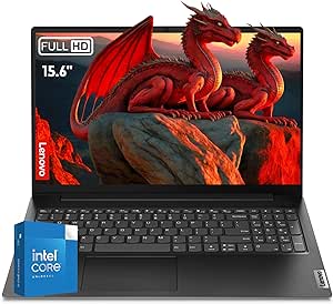 Lenovo Newest 15.6" Laptop,32GB RAM, 2TB SSD Storage, 15.6" FHD (1920 x 1080) Display, Ethernet Port, HDMI, USB-C, WiFi & Bluetooth, Intel Dual-core Processor, Windows 11 Pro