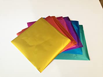 Foil Metallic Origami Paper - 30 Sheets in 10 Colors