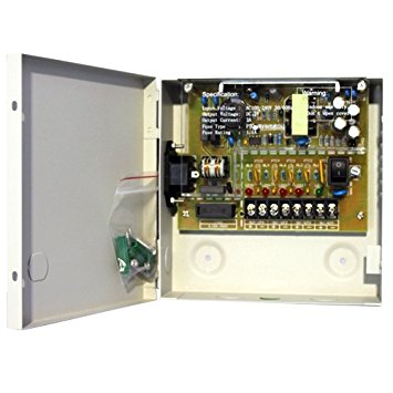 GW Security 4 PORT 12V 3 Amp DC Distributed Power Supply Box for Security Cameras