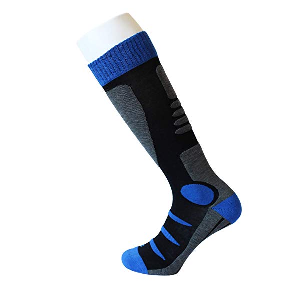 Feetalk Ski Snowboard Socks Thermal Merino Wool —Outdoor Activity Skiing Men's and Women's Socks