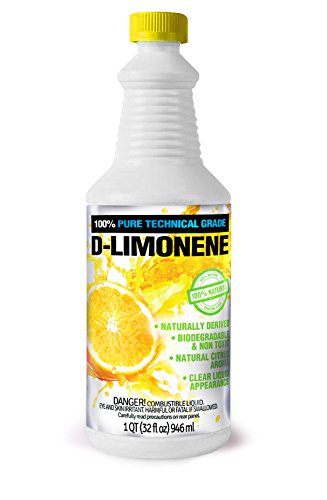 100% PURE D-Limonene Citrus Orange Oil Extract BEST Natural Solvent Extracted From Orange Peels (Citrus Cleaner Degreaser & Deodorizer) (32 oz)