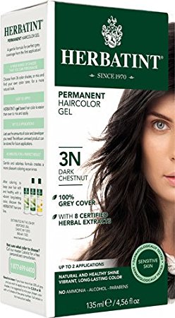 Herbatint Permanent Herbal Haircolour Gel 3N Dark Chestnut -- 135 mL - 2pc