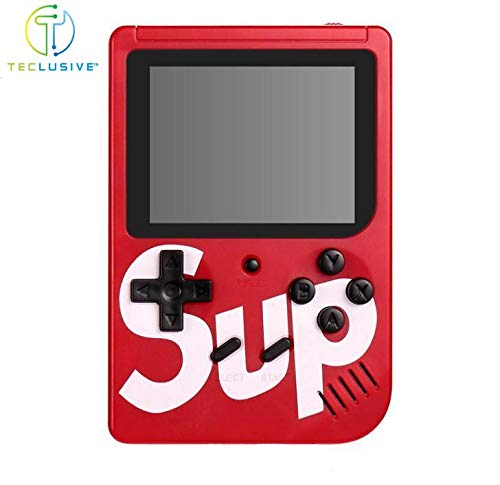 TECLUSIVE Unique Retro Classic 400 in 1 Games Box Handheld || Portable Gamepad Console Color LCD Display with USB Rechargeable Battery || Nostalgic Games like Mario/Contra/Tetris/Pinball