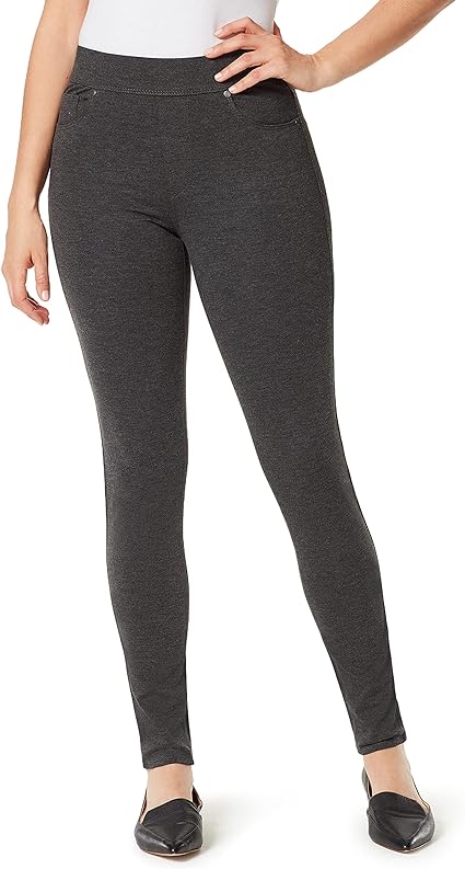 Gloria Vanderbilt Women's Avery Slim Pull on Pant