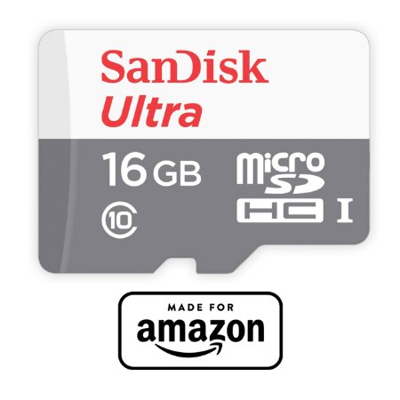 SanDisk 16 GB micro SD Memory Card for Fire Tablets and All-New Fire TV