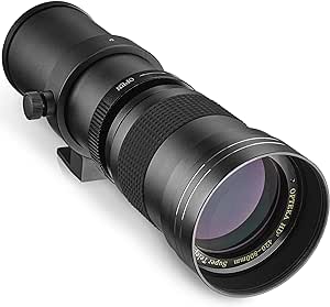 Opteka 420-800mm f/8.3 HD Telephoto Zoom Lens for Sony Alpha A99, A77, A65, A58, A57, A55, A37, A35, A33, A900, A700, A580, A560, A550, A390, A380, A330 and A290 Digital SLR Cameras