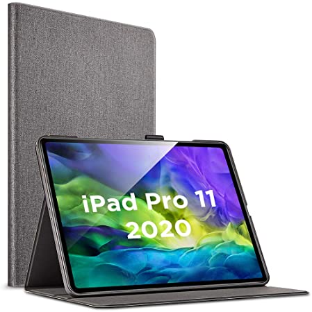 ESR Urban Premium Folio Case for iPad Pro 11" 2020 2nd Gen [Supports Apple Pencil 2 Wireless Charging] Book Cover Design, Multi-Angle Viewing Stand, Auto Sleep/Wake for iPad Pro 11" 2020, Twilight