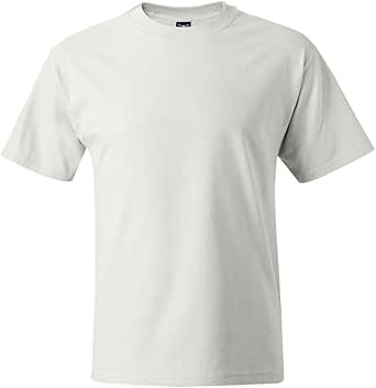 Hanes Men's Beefy-T Tall T-Shirt_White_Xtra Tall