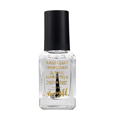 Barry M Nail Paint, 54 , 3 In 1 Base  Coat, Top Coat, Nail Hardener All in One, Clear