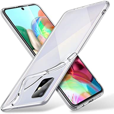 ESR Essential Zero Slim Clear Soft TPU Case Compatible with The Samsung Galaxy A71, Soft Flexible Silicone Cover - Jelly Clear