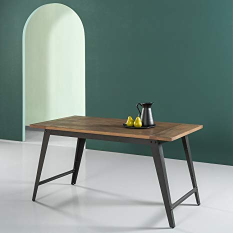 Zinus Wood and Metal Dining Table