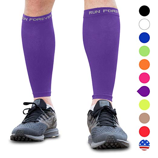 Calf Compression Sleeve - Leg Compression Socks for Shin Splint, Calf Pain Relief - Men, Women, and Runners - Calf Guard for Running, Cycling, Maternity, Travel, Nurses