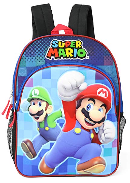 Nintendo Mario Backpack With Molded Eva Front Backpack