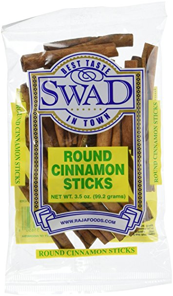 Great Bazaar Swad Round Cinnamon Stick, 3.5 Ounce