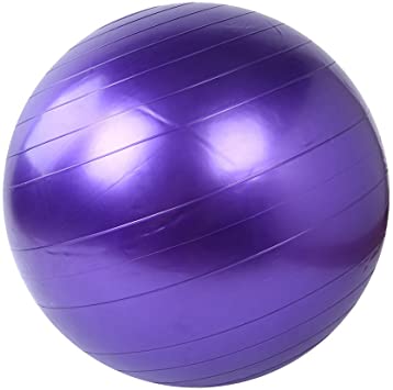 Fine 55cm Exercise Stability Yoga Ball, for Fitness, Stability, Balance and Yoga Kids Alternative Flexible Seating for Active Children in Home or Classroom
