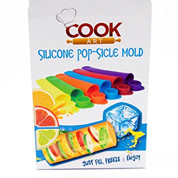 Silicone Popsicle Molds Ice Pop Makers by CookArt