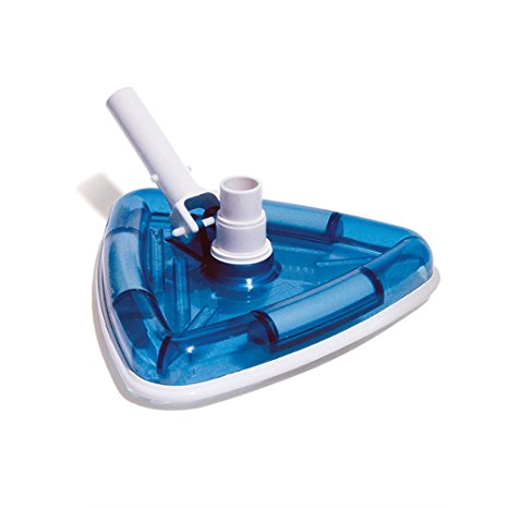 Poolmaster 27514 Clear-View Triangular Vinyl Liner Vacuum, Classic Collection - Blue
