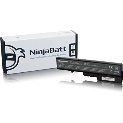 NinjaBatt® New Laptop Battery for Lenovo G460 G560 B570 V360 V570 IdeaPad Z560 Z565 – High Performance [6 Cells/4400mAh/48Wh]