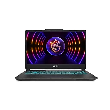 MSI Cyborg 15, Intel 12th Gen. i7-12650H, 40CM FHD 144Hz Gaming Laptop (16GB/512GB NVMe SSD/Windows 11 Home/Nvidia GeForce RTX4060, 8GB GDDR6/Translucent Black/1.98Kg), A12VF-069IN