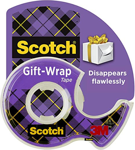 3M Giftwrap Tape, 3/4 in x 650 Inches (15)