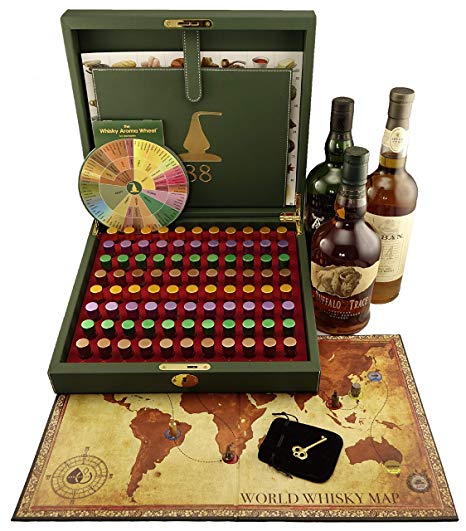 Master Whisky Aroma Kit - 88 whisky aromas (board game and whisky aroma wheel included)