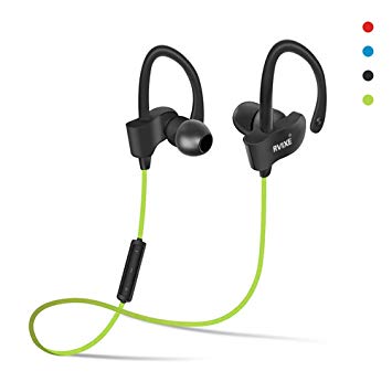 Wireless Bluetooth Earbuds Headphones Waterproof in Ear Flexible Earphone with EarPlug Noise Cancelling Sport Headsets Compatible with iPhone iPad Android Smart Bluetooth Device - Yellow