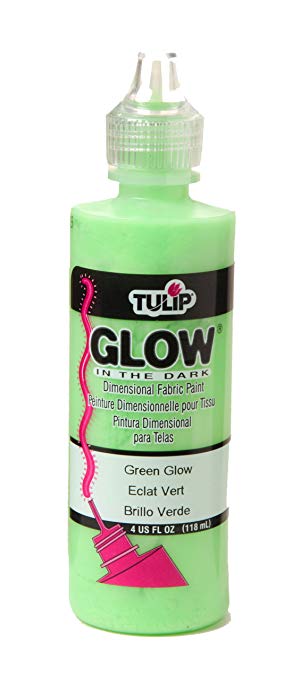 Tulip 16069 Dimensional Fabric Paint 4oz Glow Green