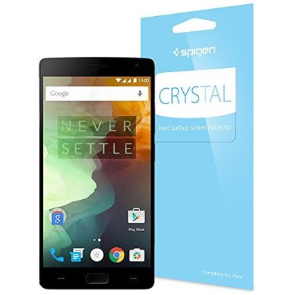 OnePlus 2 Screen Protector, Spigen® [Crystal] Full HD [CR] JAPANESE BASE PET FILM High Definition (HD) Premium Ultra Clear OnePlus Two Screen Protector for OnePlus 2 (2015) - CR (SGP11769)