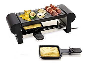 Milliard Raclette Grill 2 Person Non-stick Cheese Melter Party Machine Set with Accessories, Heavy Duty and Durable