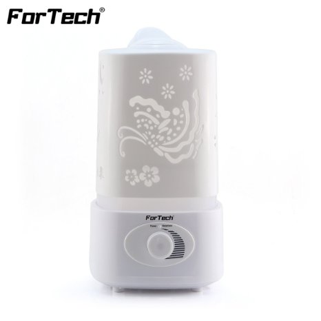 ForTech LED Lighting Cool Mist Essential Oil Aroma Ultrasonic Single Room Humidifier