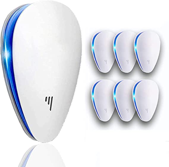 Ultrasonic Pest Repeller(6 Pack), Electronic Mouse Repellent plug in, Mosquito Repellent Indoor Pest Control for Mosquitoes, Mouse, Anti, Rat, Spider, Rodent, Fly