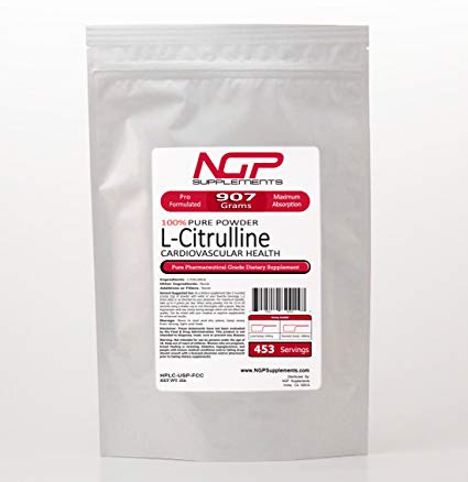 L-CITRULLINE Powder - Increase Performance -Nitric Oxide -Cardio (2lb)