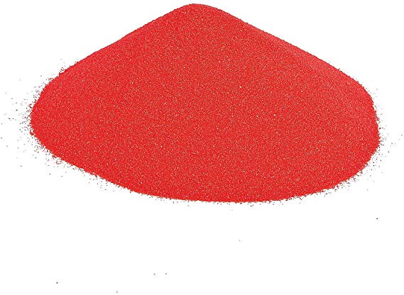 Fun Express Red Bulk Sand (5lb) - Craft Supplies - Sand Art - Sand & Supplies - 1 Piece