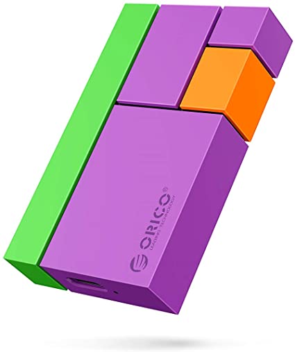 ORICO 1T Chroma Mini Portable SSD - Read/Write Up to 540MB/s - USB3.1 GEN2 External Solid State Drive for Vlog Blogger, Photographer, Game Enthusiasts and More (CN300-Purple)