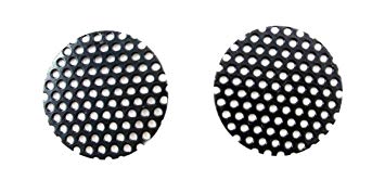 Sparks 50mm Perforated Steel Mesh Replacement Lenses for Steampunk Goggles (Pair)