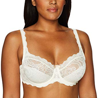 Playtex Women's Love My Curves Beautiful Lace and Lift Underwire Full Coverage Bra #4825