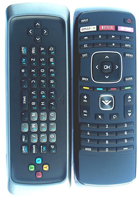 New VIZIO dual side keyboard Internet remote for M470VSE M650VSE M550VSE E420i-A1 E500i-A1 E601i-A3 E470i-A0 M420KD---30 days warranty!