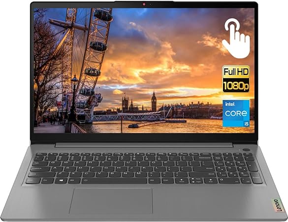 Lenovo Ideapad 3i Laptop, 15.6" FHD IPS Touch Laptop, Intel Core i5-1135G7 Processor (4 core), 16GB RAM, 1TB SSD, Intel Iris Xe Graphics, Wi-Fi 6, Win 11 Home in S Mode, Arctic Grey, GM Accessory