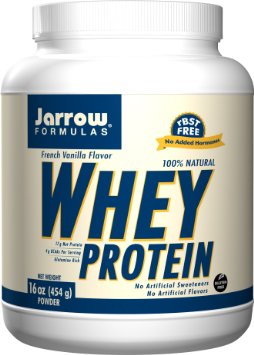 Jarrow Formulas Whey Protein Supports Muscle Development French Vanilla 454 g