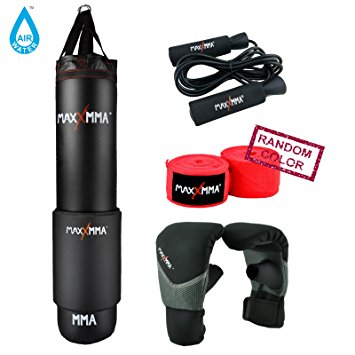 MaxxMMA 5’ Water/Air Heavy Bag Kit (Adjustable weight 70-140 Pounds)